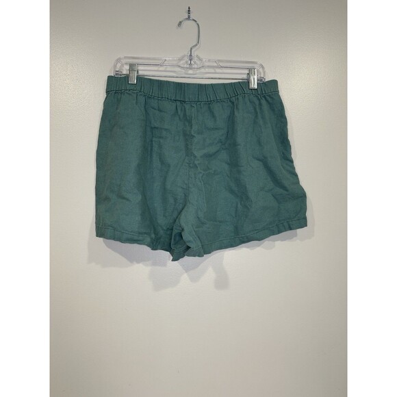 J.Crew Linen Blend Shorts Women's Medium 3" Inseam Summer Comfort - Picture 5 of 8